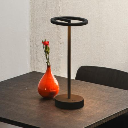 SLV 1007359 VINOLINA ONE Tischleuchte Akku IP54 2700K TOUCH schwarz